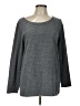 Talbots Outlet Polka Dots Gray Pullover Sweater Size L - photo 1