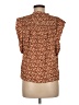 Joie 100% Viscose Brown Sleeveless Button-Down Shirt Size M - photo 2