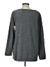 Talbots Outlet Polka Dots Gray Pullover Sweater Size L - photo 2