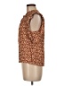 Joie 100% Viscose Brown Sleeveless Button-Down Shirt Size M - photo 5