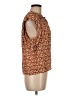 Joie 100% Viscose Brown Sleeveless Button-Down Shirt Size M - photo 4