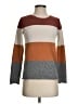 Pinque Color Block Brown Pullover Sweater Size XS - photo 1