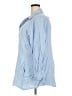 Foxcroft Stripes Blue 3/4 Sleeve Button-Down Shirt Size 18 - photo 5