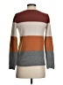 Pinque Color Block Brown Pullover Sweater Size XS - photo 2