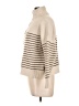 Double Zero Stripes Tan Turtleneck Sweater Size L - photo 5