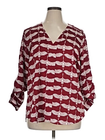 Express 3/4 Sleeve Blouse (view 1)
