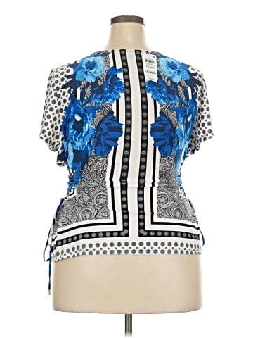 INC International Concepts Short Sleeve Blouse (view 2)