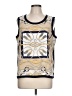 Adrienne Vittadini 100% Polyester Gold Sleeveless Top Size L - photo 1