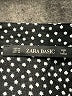 Zara Basic 100% Viscose Polka Dots Black Skort Size M - photo 3
