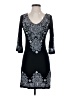 A'gaci Graphic Black Cocktail Dress Size S - photo 1