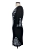 A'gaci Graphic Black Cocktail Dress Size S - photo 5