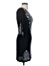A'gaci Graphic Black Cocktail Dress Size S - photo 4