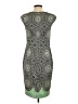 The Limited 100% Polyester Graphic Gray Cocktail Dress Size 4 - photo 2