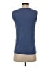 August Silk 100% Viscose Blue Sleeveless Top Size S - photo 2