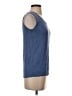 August Silk 100% Viscose Blue Sleeveless Top Size S - photo 4