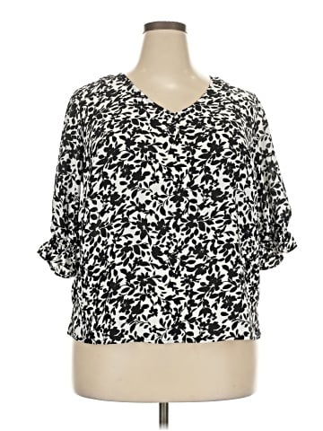 Well Worn Short Sleeve Blouse (view 1)