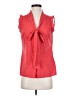 a.n.a. A New Approach 100% Polyester Red Sleeveless Blouse Size S - photo 1