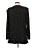 Scala Stars Black Long Sleeve Blouse Size L - photo 2