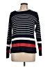Gap Outlet 100% Cotton Stripes Black Pullover Sweater Size L - photo 1
