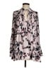 Free People 100% Polyester Gray Long Sleeve Blouse Size XS - photo 1