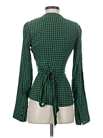 Ganni Long Sleeve Blouse (view 2)