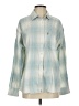 Levi's 100% Cotton Plaid Blue Long Sleeve Button-Down Shirt Size S - photo 1
