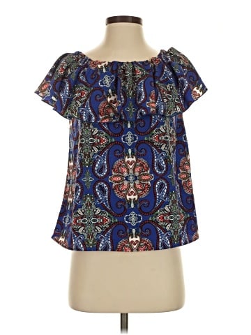 Renee C. Short Sleeve Blouse (view 1)