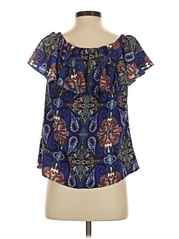 Renee C. Short Sleeve Blouse (view 2)