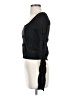 Acne Studios Black Brown Two Tone Ribbed Stretch Jersey Sweater Size XS - photo 5