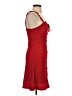 No Boundaries 100% Recycled Polyester Red Casual Dress Size XS - photo 4
