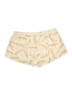Roxy 100% Viscose Chevron-herringbone Gold Shorts Size XL - photo 2