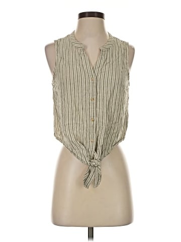 Sanctuary Sleeveless Button-Down Shirt (view 1)