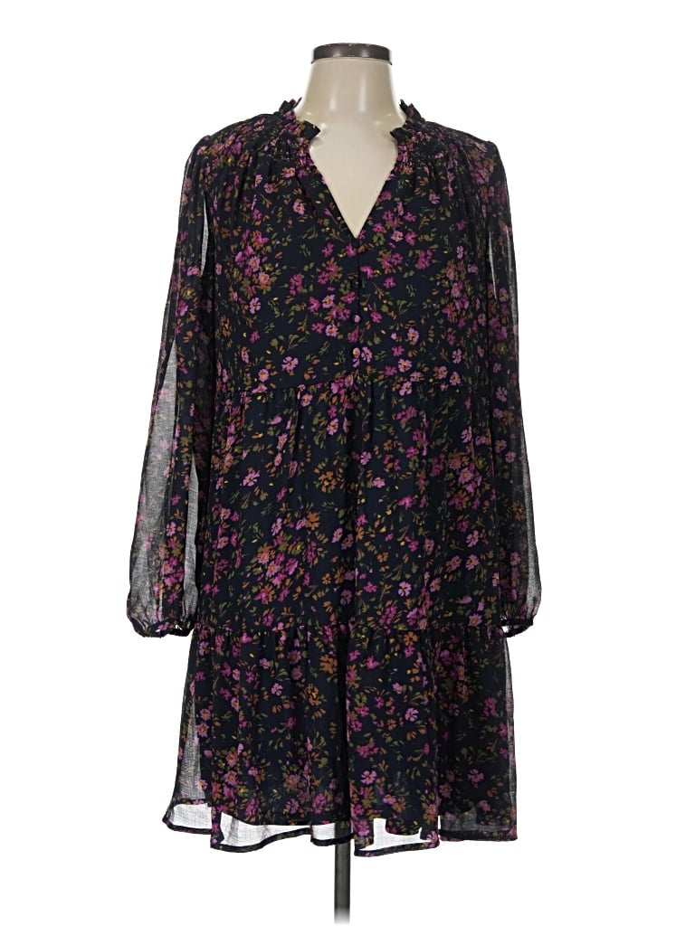Pre-owned Time And Tru Casual Dress In Black