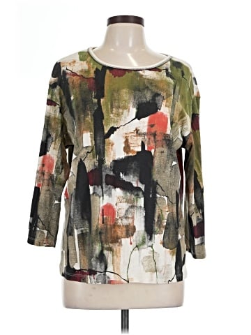 Jess & Jane 3/4 Sleeve Top (view 1)