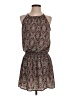 Veronica M. 100% Polyester Paisley Brown Casual Dress Size S - photo 1