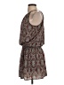 Veronica M. 100% Polyester Paisley Brown Casual Dress Size S - photo 5