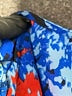 Womyn Blue 3/4 Sleeve Blouse Size XL - photo 8