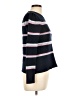 La Vie Rebecca Taylor Stripes Blue Black Wool Pullover Sweater Size L - photo 4