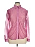 Wildfox Chevron-herringbone Pink Long Sleeve Blouse Size XL - photo 1