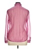 Wildfox Chevron-herringbone Pink Long Sleeve Blouse Size XL - photo 2