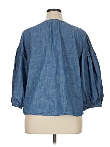 Sonoma Goods for Life 3/4 Sleeve Button-Down Shirt (view 2)