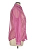 Wildfox Chevron-herringbone Pink Long Sleeve Blouse Size XL - photo 4