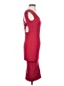Solemio Solid Red Cocktail Dress Size XS - photo 4