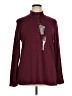 Natural Reflections Burgundy Long Sleeve Polo Size 1X - photo 1
