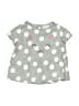 Carter's Polka Dots Gray Short Sleeve T-Shirt 6-9 MO / 9 MO - photo 1
