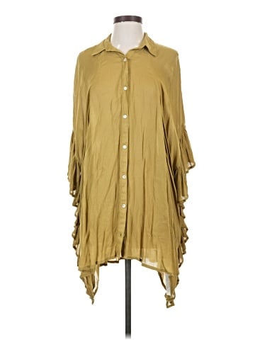 Free People 3/4 Sleeve Button-Down Shirt (view 1)