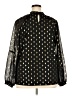 Belldini Black Long Sleeve Blouse Size 2X - photo 2