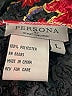 Persona 100% Polyester Floral Red Long Sleeve Blouse Size L - photo 7