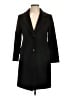 Fleurette 100% Wool Black Wool Coat Size 10 - photo 1
