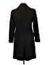 Fleurette 100% Wool Black Wool Coat Size 10 - photo 2